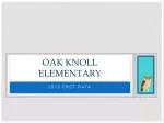 Oak Knoll Elementary - slide 1