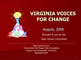 VIRGINIA VOICES FOR CHANGE