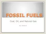FOSSIL FUELS - slide 1