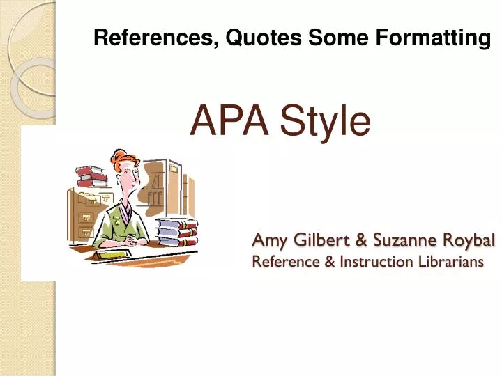 amy gilbert suzanne roybal reference instruction librarians