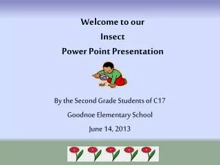 Welcome to our Insect Power Point Presentation
