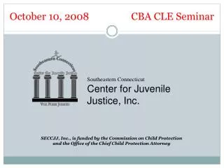 October 10, 2008 CBA CLE Seminar