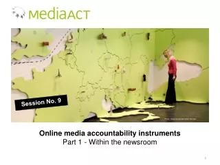 Online media accountability instruments Part 1 - Within the newsroom