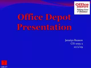 Office Depot Presentation