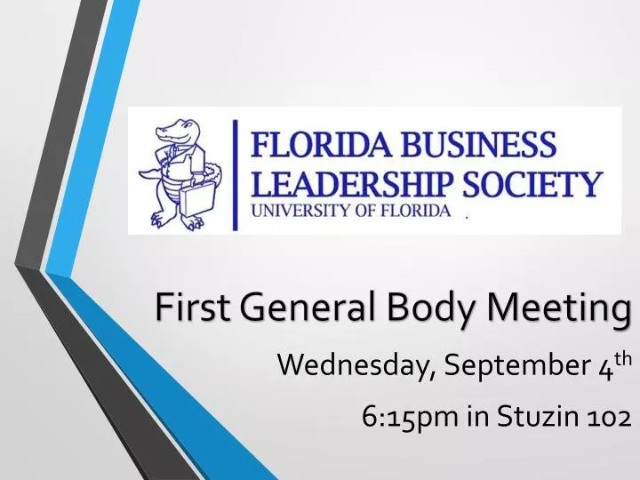 first general body meeting wednesday september 4 th 6 15pm in stuzin 102