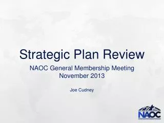 Strategic Plan Review
