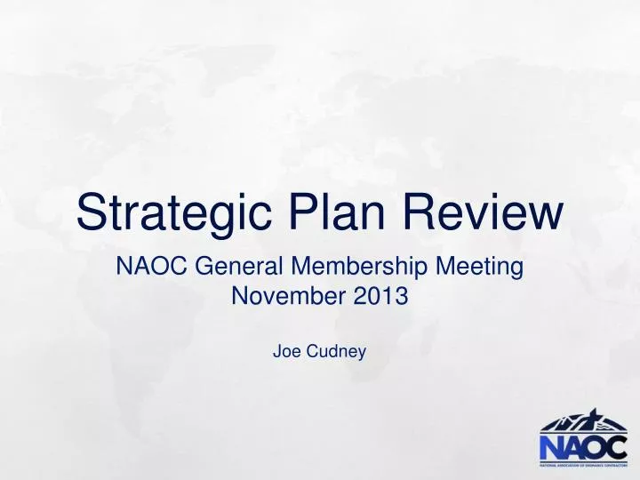 strategic plan review