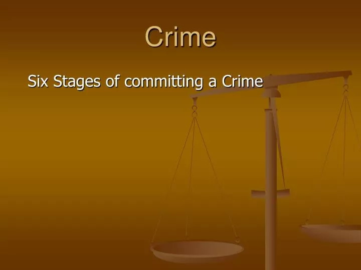 crime