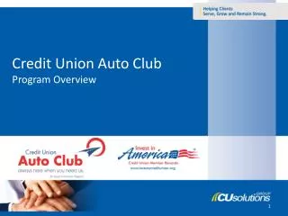 Credit Union Auto Club Program Overview