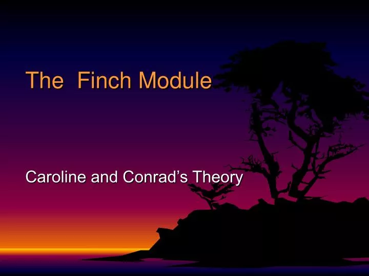 the finch module