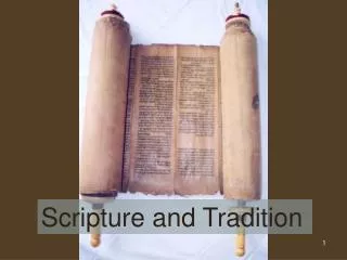 Scripture and Tradition