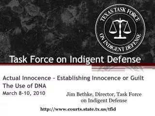 Task Force on Indigent Defense