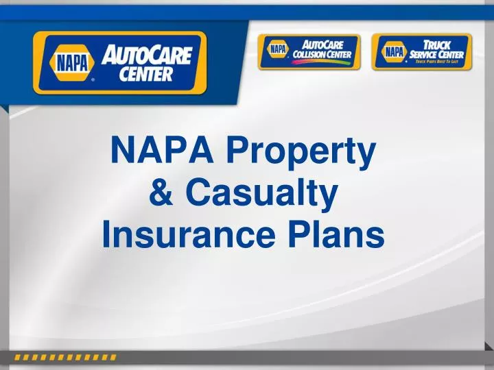 napa property casualty insurance plans