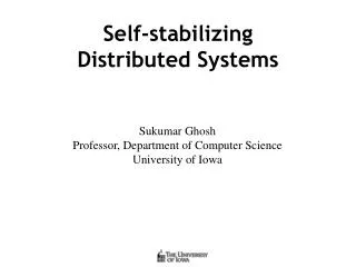 Self-stabilizing Distributed Systems
