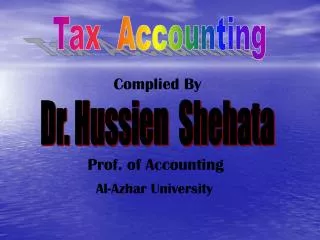 Dr. Hussien Shehata