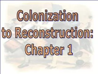 Colonization to Reconstruction: Chapter 1