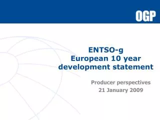 ENTSO-g European 10 year development statement