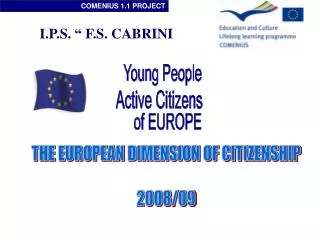 THE EUROPEAN DIMENSION OF CITIZENSHIP 2008/09