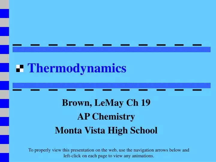 thermodynamics