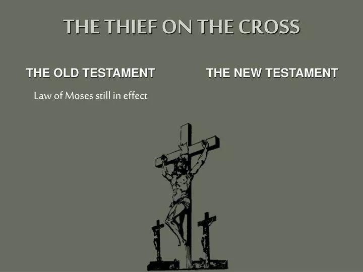 the thief on the cross