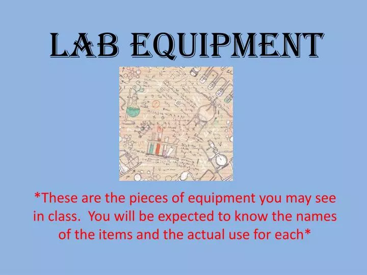 lab equipment