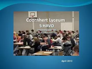 5 HAVO informatie over het eindexamen