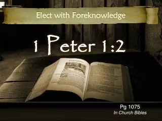 1 Peter 1:2