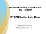 14-15 November 2012 Addis Ababa, Ethiopia - slide 1