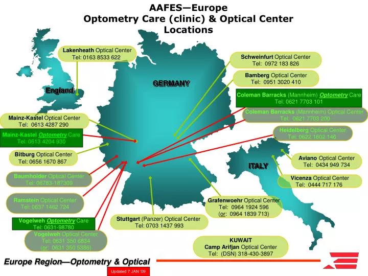PPT Europe Region—Optometry & Optical PowerPoint Presentation ID