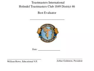 Toastmasters International