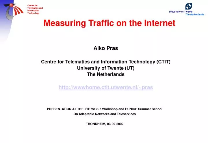 measuring traffic on the internet