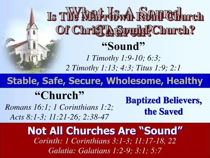 what is a sound church