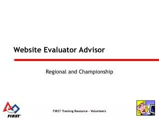 Website Evaluator Advisor