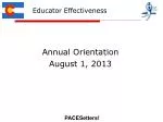Educator Effectiveness - slide 1