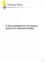 Pension Plans - slide 1