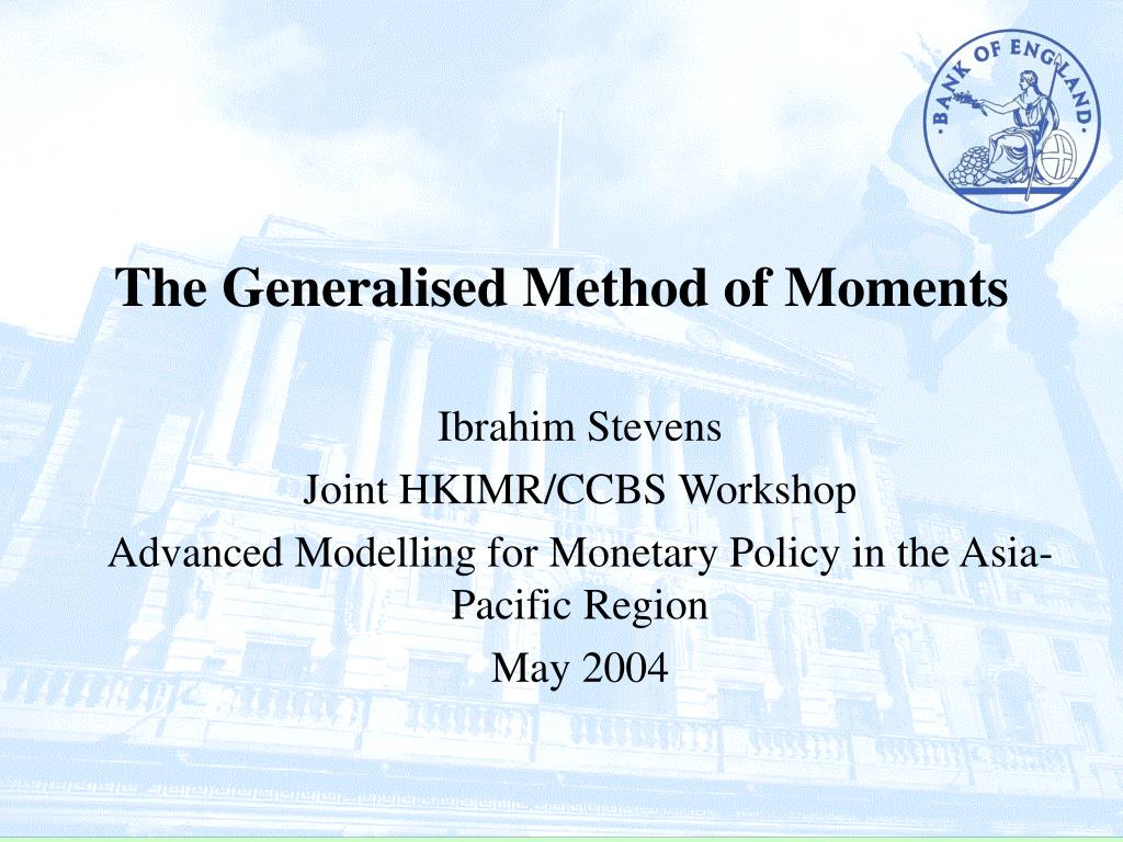 PPT - The Generalised Method of Moments PowerPoint Presentation, free ...