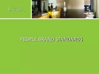 PEOPLE BRAND STANDARDS