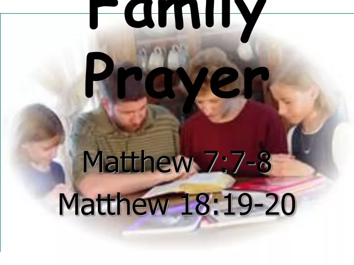 family prayer