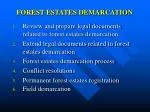 FOREST ESTATES DEMARCATION - slide 1
