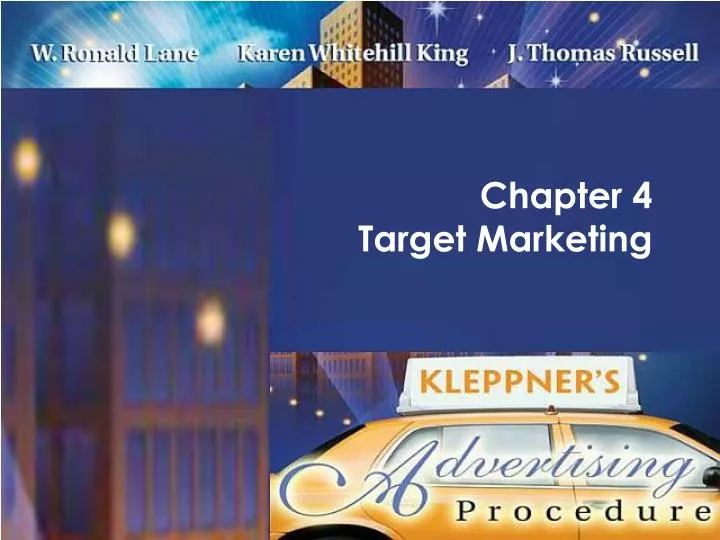 chapter 4 target marketing