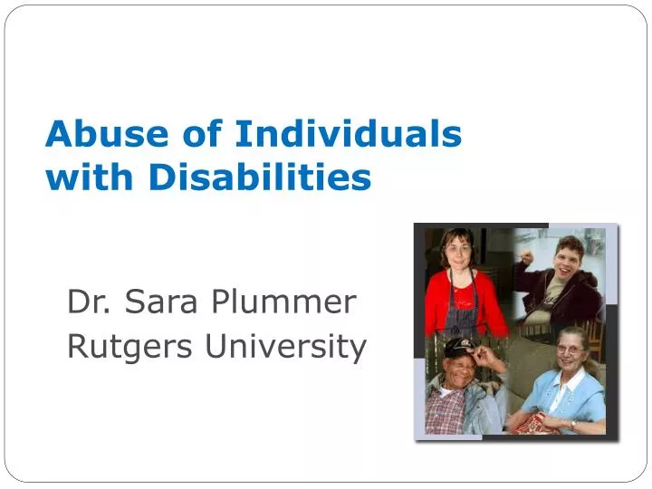 abuse of individuals with disabilities