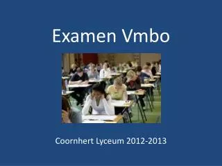Examen Vmbo