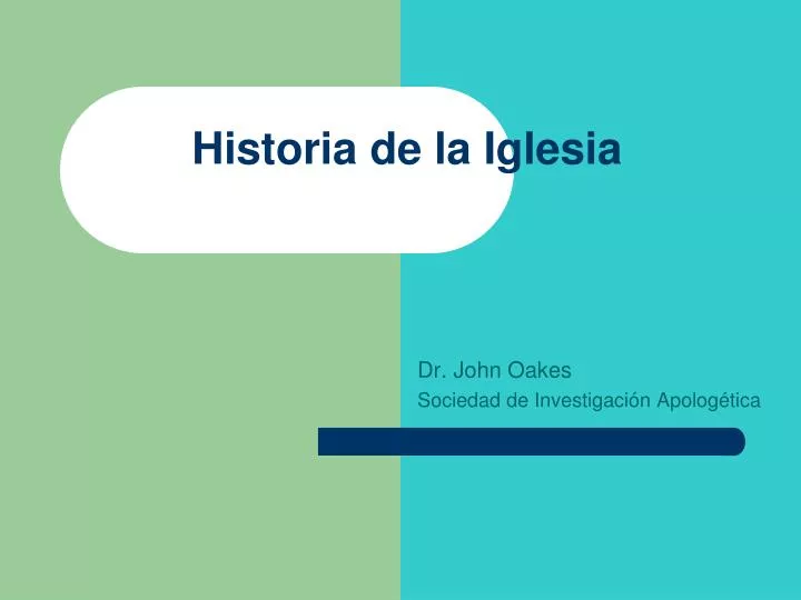 historia de la iglesia