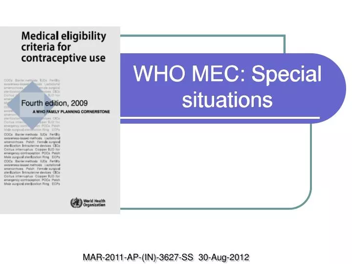who mec special situations