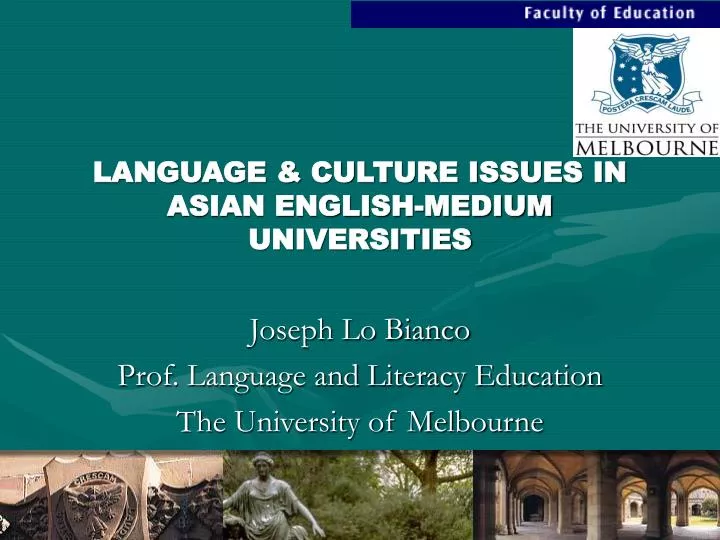 language culture issues in asian english medium universities