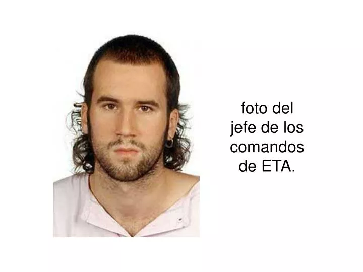 foto del jefe de los comandos de eta