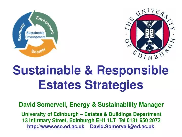 sustainable responsible estates strategies