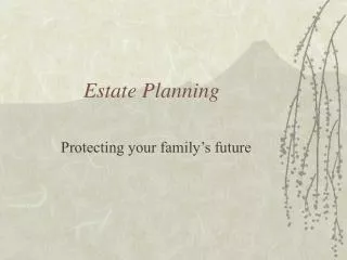 Estate Planning