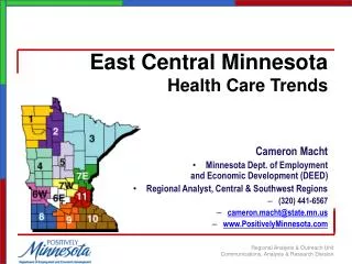 East Central Minnesota Health Care Trends