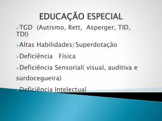 educa o especial